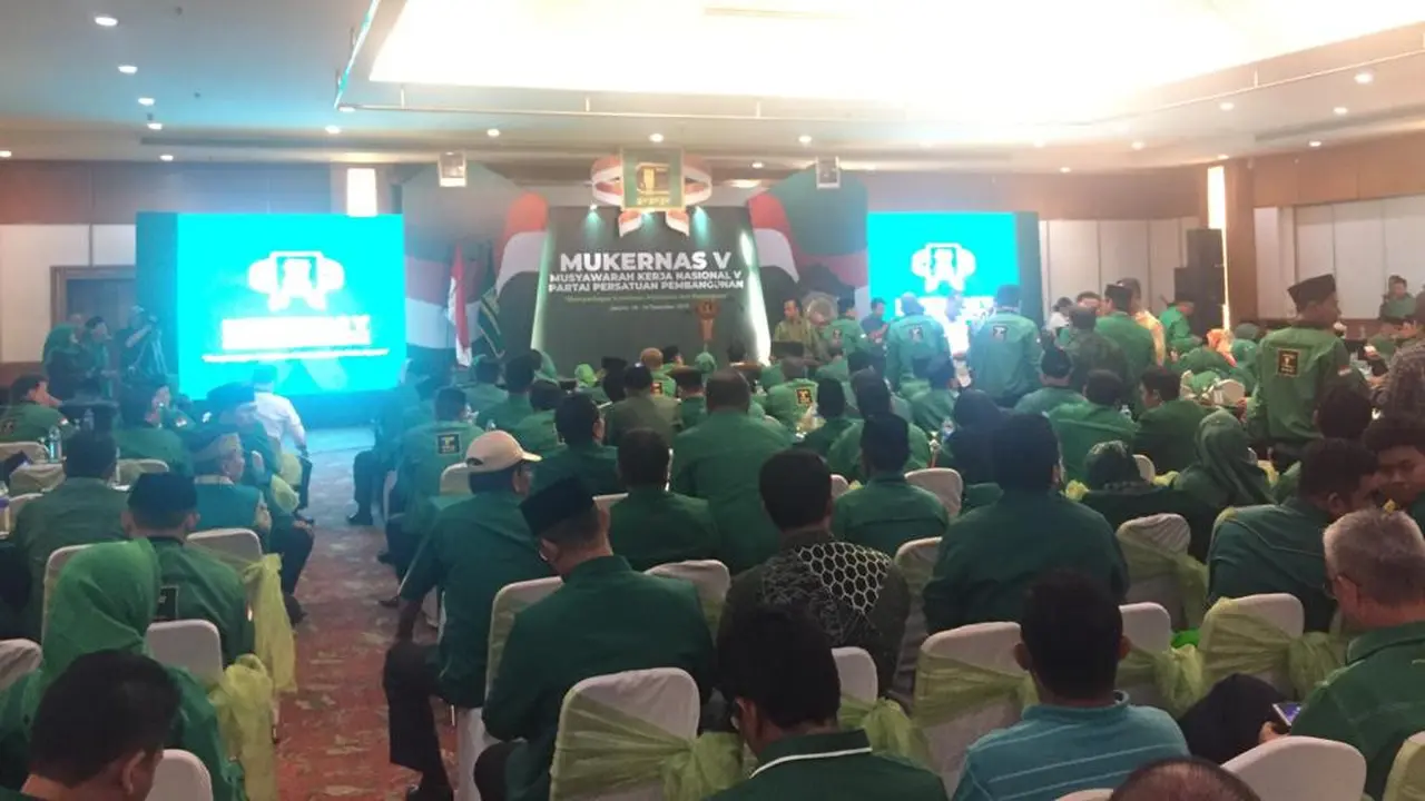 PPP menyelenggarakan Musyawarah Kerja Nasional (Mukernas) ke-5 di Grand Sahid Jaya, Jakarta.