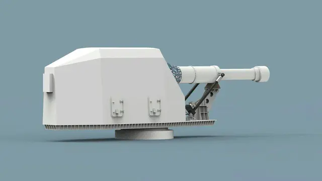 Desain senjata rail gun China (Twitter/@Xinfengcao)