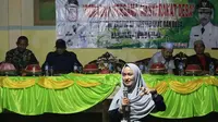 Program "Semalam di Desa Terpencil" Persembahan Bupati Cantik Kabupaten Lutra, Sulsel, Indah Putri Indriani (Liputan6.com/ Eka Hakim)