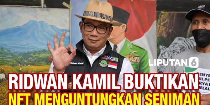 VIDEO: Ridwan Kamil Serahkan Uang Hasil Penjualan Lukisan di NFT