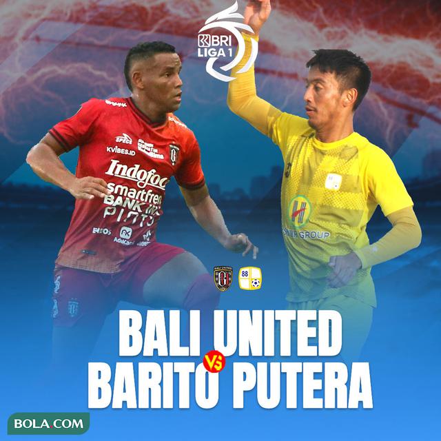 BRI Liga 1 - Duel Pemain - Bali United Vs Barito Putera - Eber Bessa Vs Bayu Pradana