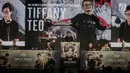 Atlet Martial Art Singapore Tiffany Teo hadir dalam konferensi pers ONE: Kings of Courage di Jakarta, Kamis (18/1). Pertandingan ini akan menampilkan para atlet bela diri campuran terbaik di Asia dan para juara dunia. (Liputan6.com/Faizal Fanani)