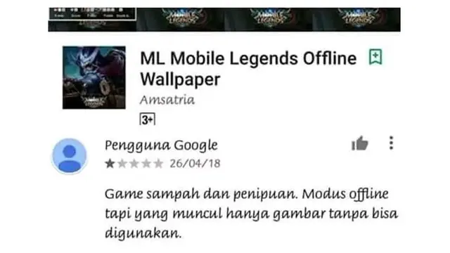 Review kocak (Sumber: Instagram/goblok.play)