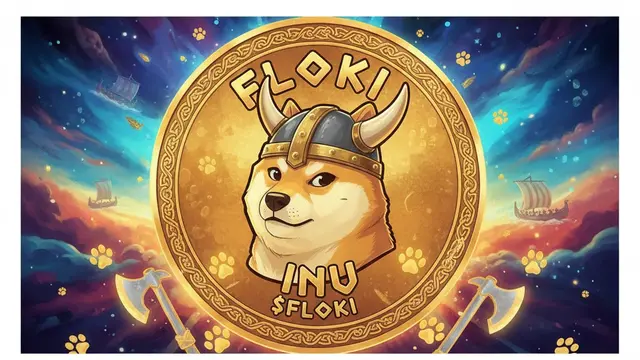 Ilustrasi koin meme FLOKI. (Gambar by IA Gemini)