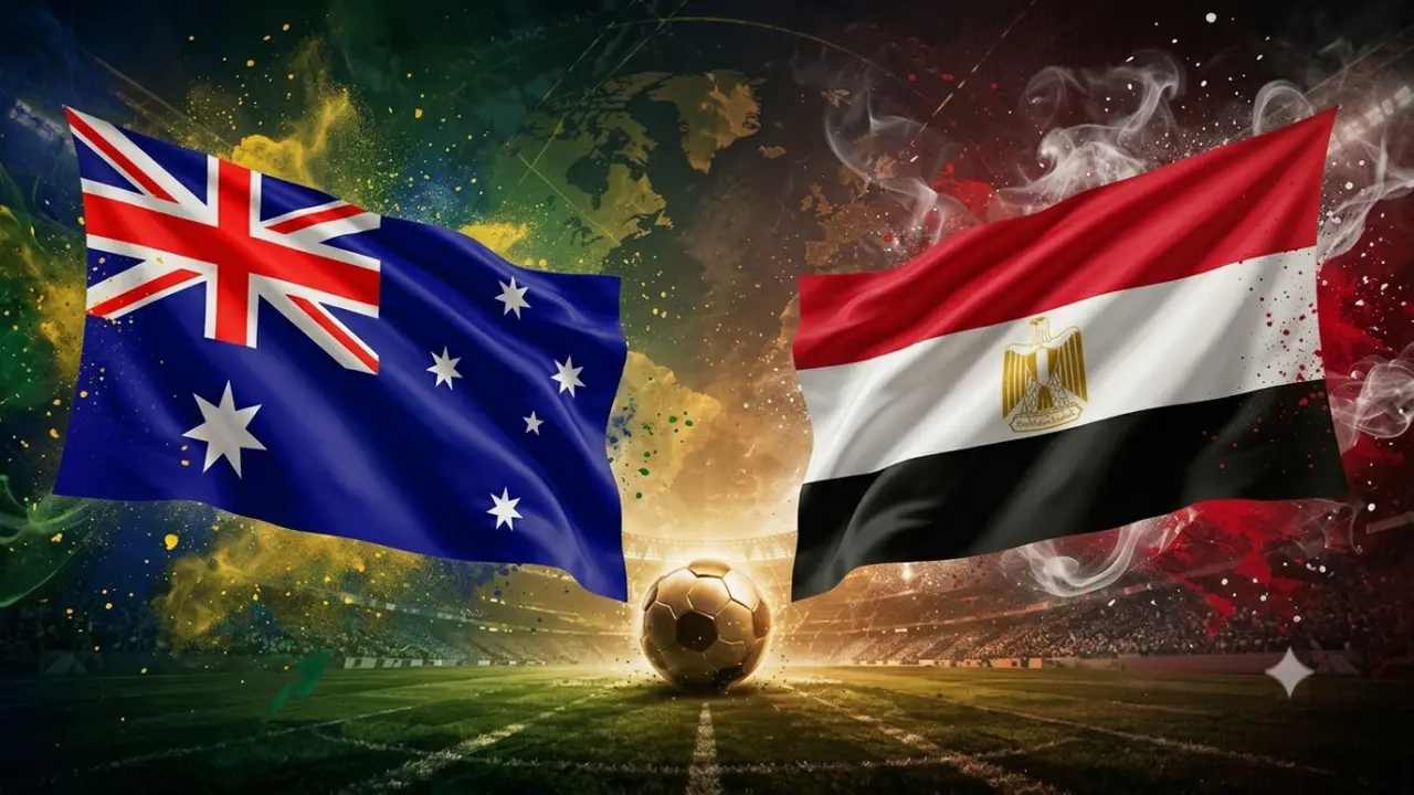 Ilustrasi Australia Vs Mesir