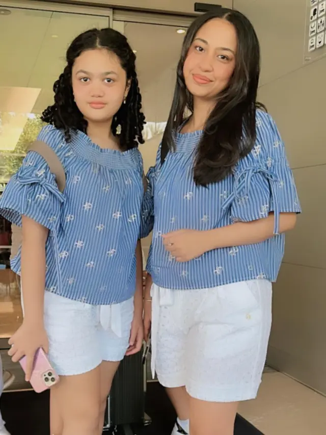 6 Potret Kebersamaan Amora Lemos dan Athalia Kakak Sambungnya, Kompak Banget