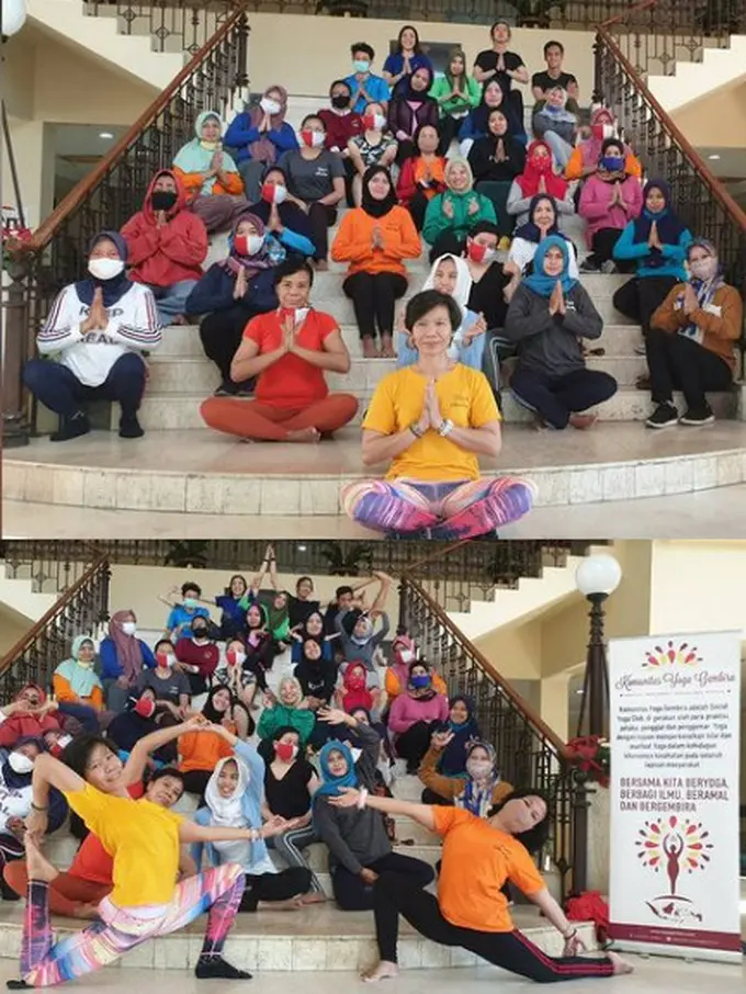 Yoga Gembira Surabaya, Semangat Jalani Hidup Sehat di Tengah Pandemi