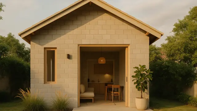 Model Rumah Kecil 1 Kamar dari Batako