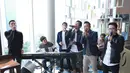 Yovie Widianto saat louncing album #BUKANMODUS grup vokal 5 Romeo di kawasan Thamrin, Jakarta Pusat, Rabu (27/1/2016). (Galih W. Satria/Bintang.com)