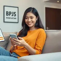 cara daftar bpjs gratis online lewat hp ©Ilustrasi dibuat AI