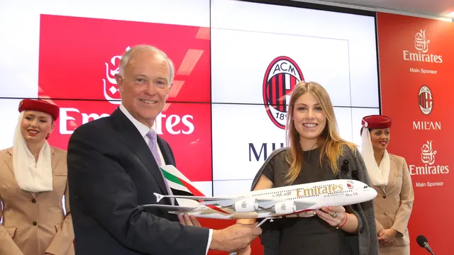 Langgeng jadi Sponsor, Emirates dan Milan Perpanjang Kerjasama