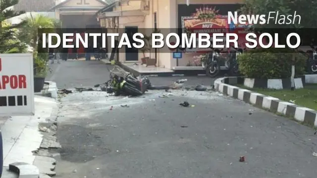 Pelaku bom bunuh diri di Mapolresta Solo tadi pagi diduga berinisial NR, warga Sangkrah, Pasar Kliwon, Solo, Jawa Tengah. 