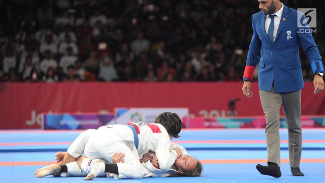 Kekecewaan Atlet Jujitsu Indonesia Simone Julia Gagal Raih Medali