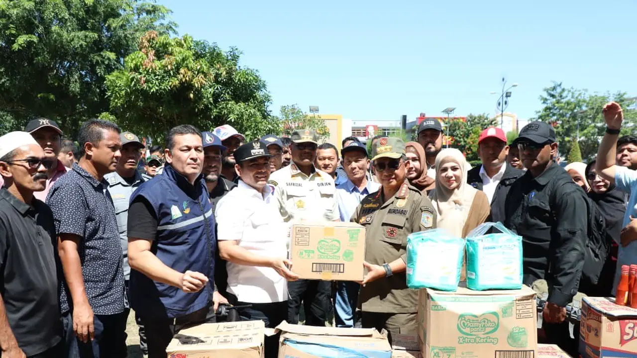 Mendagri Turun ke Lhokseumawe, Cek Infrastruktur Vital dan Salurkan Bantuan