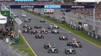 Sirkuit Albert Park, Melbourne, Australia, akan menjadi seri pembuka balapan Formula 1 2016 yang berlangsung 20 Maret 2016. (Liputan6.com/f1fanatic.co.uk)