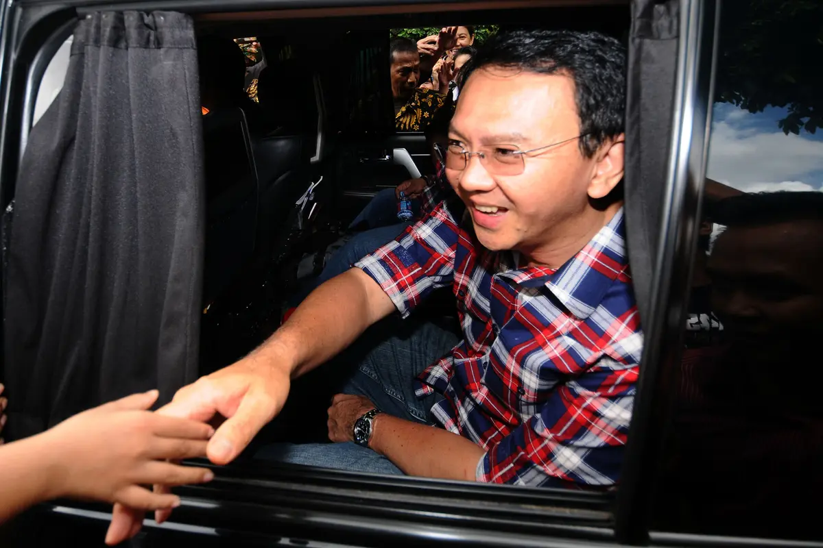 Usai Temui Megawati, Ahok Sambangi Pendukungnya di Kebagusan-Jakarta- Helmi Fithriansyah-20170215-