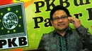 Ketum PKB Muhaimin Iskandar membuka acara diskusi di Kantor DPP PKB, Jakarta Pusat (Liputan6.com/Faisal R Syam)