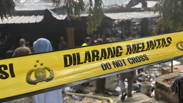 Kebakaran Pasar Taman Puring terjadi pada Senin malam 28 Juli 2025.