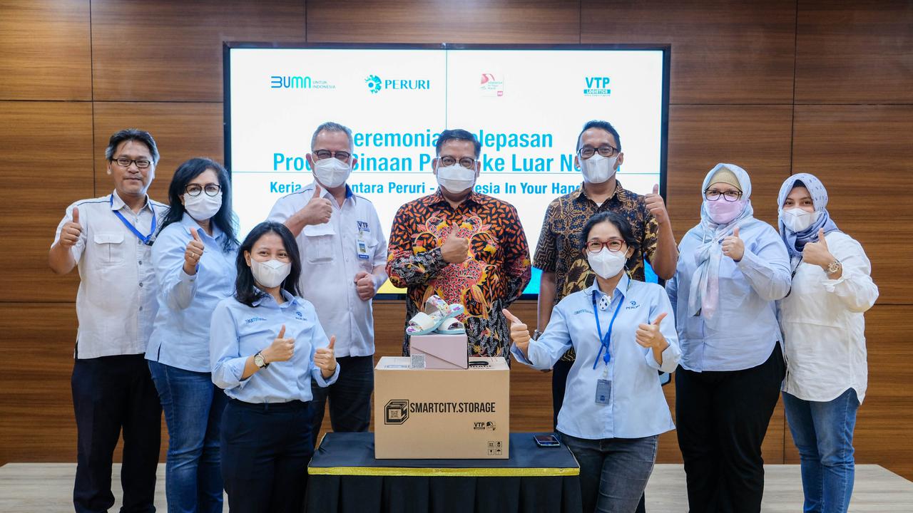 Peruri Gandeng VTP Logistic dan Indonesia In Your Hand Pasarkan Produk Mitra Binaan ke Australia, Kanada dan Eropa 