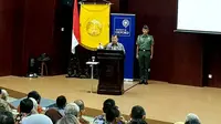 Jusuf Kalla memberi sambutan di acara Simposium soal ASEAN (Merdeka.com/Intan Umbari Prihatin)