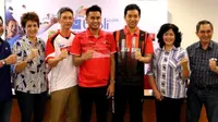 Suasana konferensi pers Kejuaraan Nasional (Kejurnas) Bulutangkis PBSI 2016 di Hotel Amaris, Solo, Jawa Tengah, Senin (5/12/2016). (PBSI)