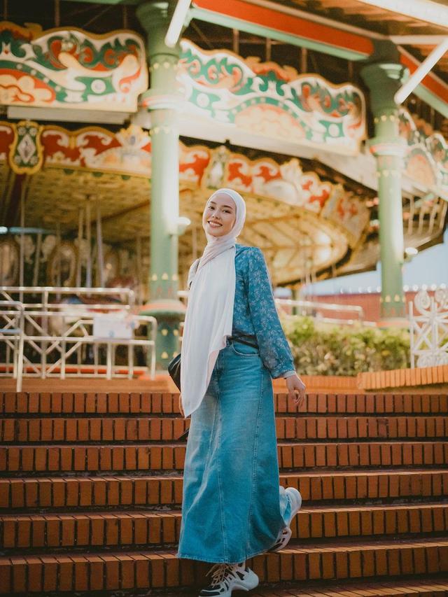 6 Gaya Berhijab Dara Arafah yang Sederhana, Cocok untuk Hijabers Pemula