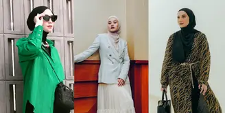 Inspirasi tampil berkelas dan elegan untuk pengguna hijab.