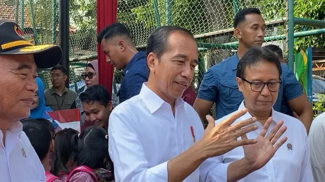 Presiden Joko Widodo atau Jokowi akan mengundang para mantan presiden untuk hadir dalam upacara Hari Ulang Tahun atau HUT ke-79 RI di Ibu Kota Nusantara (IKN). (Tim Merdeka).