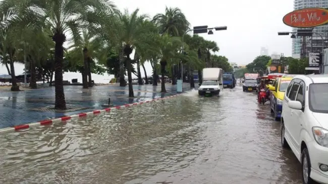 Banjir di Pattaya, Bangkok, Thailand (mynewshub.cc)