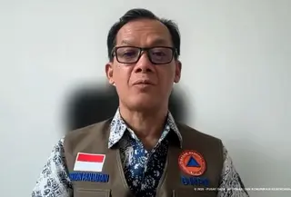 Plt. Kepala Pusat Data dan Informasi serta Komunikasi Kebencanaan Badan Nasional Penanggulangan Bencana (BNPB) Berton Panjaitan