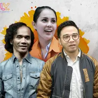 Kaka Slank, Jennifer Dunn, dan Roby Satria (Foto: Bintang Pictures/Desain: Muhammad Iqbal Nurfajri/Bintang.com)
