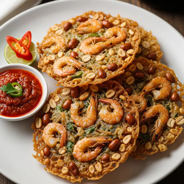 Rempeyek Udang Padang (Gemini AI)