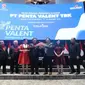 Pencatatan perdana saham PT Penta Valent Tbk (PEVE), Selasa, 24 Januari 2023. (Foto: BEI)