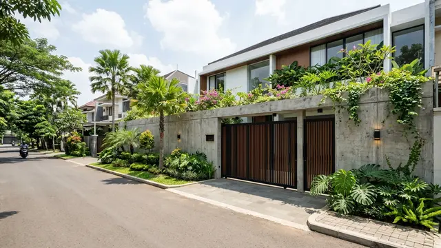 Desain Pagar Rumah (AI Generated)