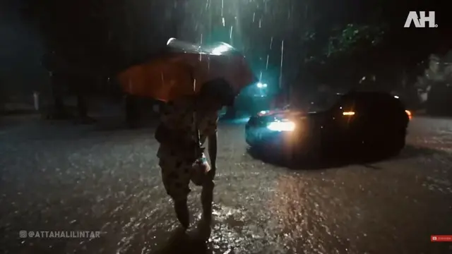 6 Potret Rumah Baru Atta Halilintar Terkena Banjir, Mobil Mewahnya Nyaris Terendam
