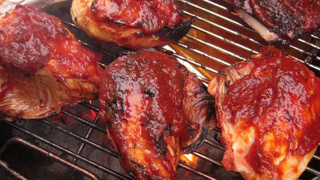 Lima potong Ayam BBQ