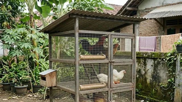 Desain Kandang Ayam Bertingkat