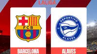 Liga Spanyol - Barcelona Vs Alaves (Bola.com/Adreanus Titus)