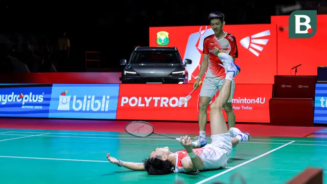 Foto: Raymond/Joaquin Wakili Ganda Putra Indonesia di Final Indonesia Open setelah Tumbangkan Sabar/Reza