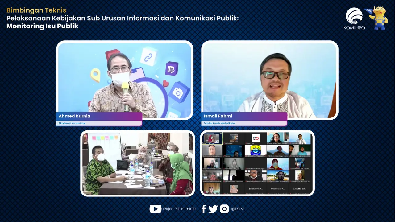Bimbingan Teknis (Bimtek) Pelaksanaan Kebijakan Sub Urusan Informasi dan Komunikasi Publik, di Lombok Barat.