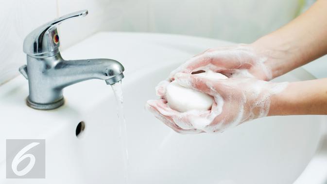 Ilustrasi mencuci tangan (iStockphoto)