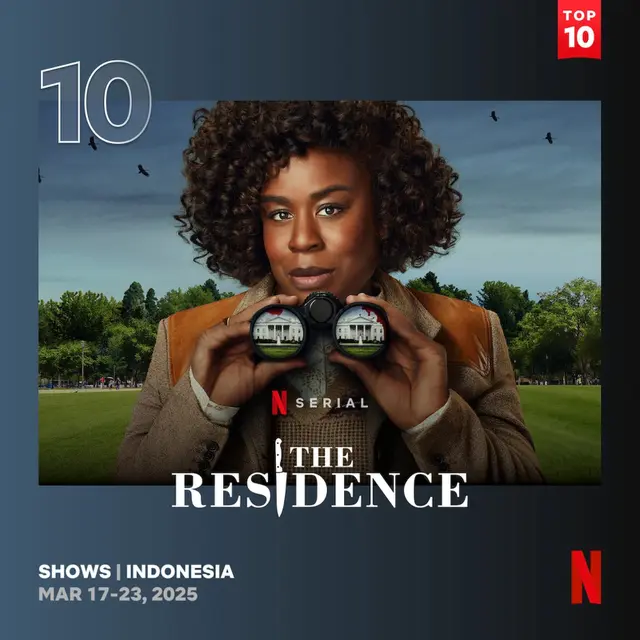 Rekomendasi Series Terlaris di Netflix Maret 2025. (sumber: netflix)