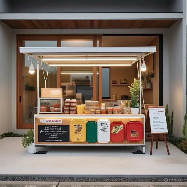 Warung Kontainer Minimalis