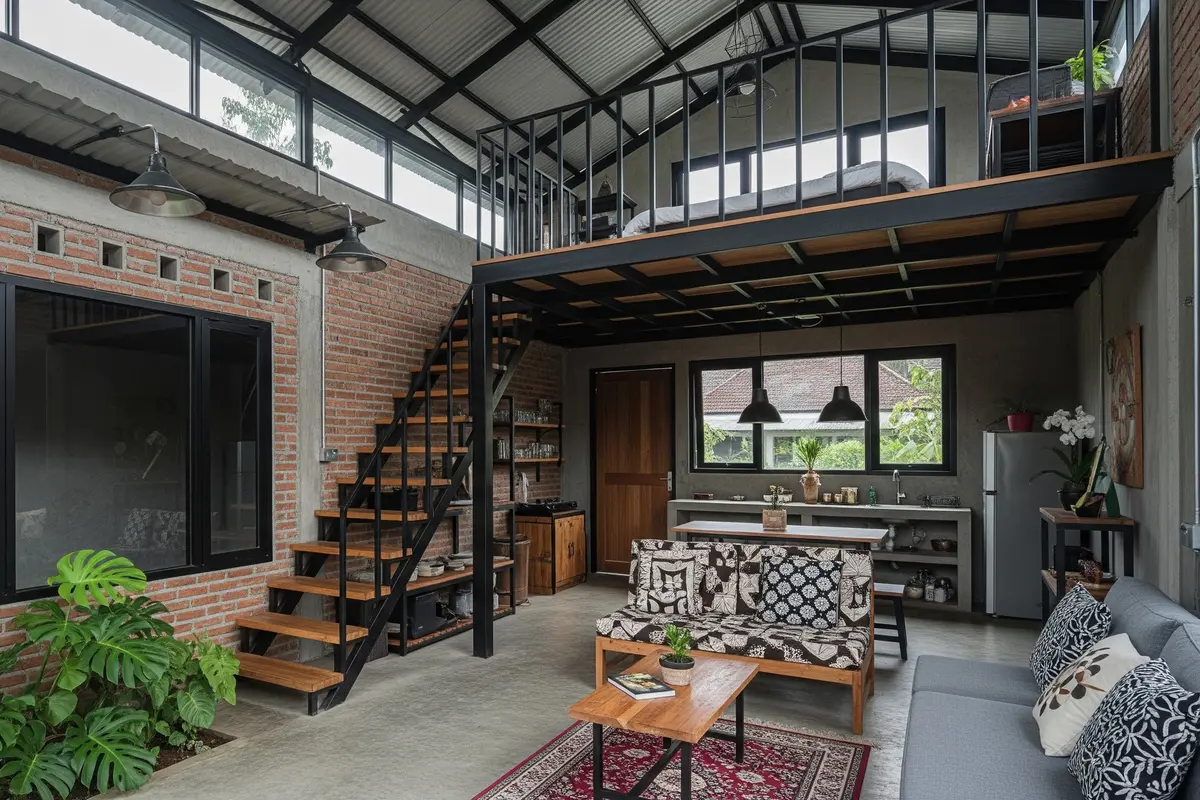 Contoh Rumah Tipe 36 Ada Mezzanine Multifungsi yang Jadi Tren Desain untuk Pasangan Muda 2026