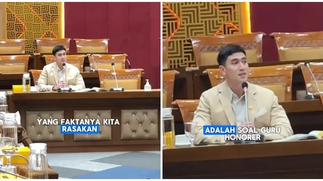 6 Potret Verrell Bramasta di Komisi X DPR RI, Public Speaking ketika Rapat Dipuji