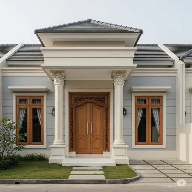 7 Inspirasi Rumah Klasik Modern Sederhana untuk Hunian Masa Kini
