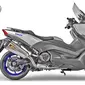 Yamaha TMax dengan knalpot Akrapovic (Foto: reportmotori.it).