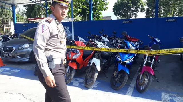 Beberapa Kendaraan Hasil Operasi Lodaya