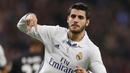 1. Alvaro Morata (Chelsea) – Striker berusia 24 tahun ini ditebus Chelsea dari Real Madrid dengan mahar 80 juta euro (1,22 triliun). Banderol tersebut menjadikannya sebagai pemain termahal sepanjang sejarah tim Matador. (AP /Francisco Seco)