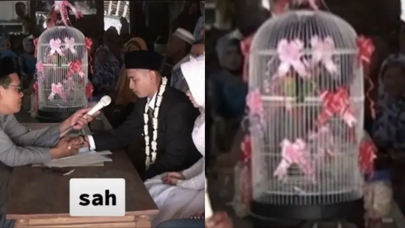 Viral Pasangan Ini Menikah Dengan Mahar Sepasang Burung Lovebird